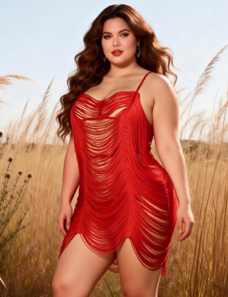 Tassel Hollow Sexy Beach Babydoll